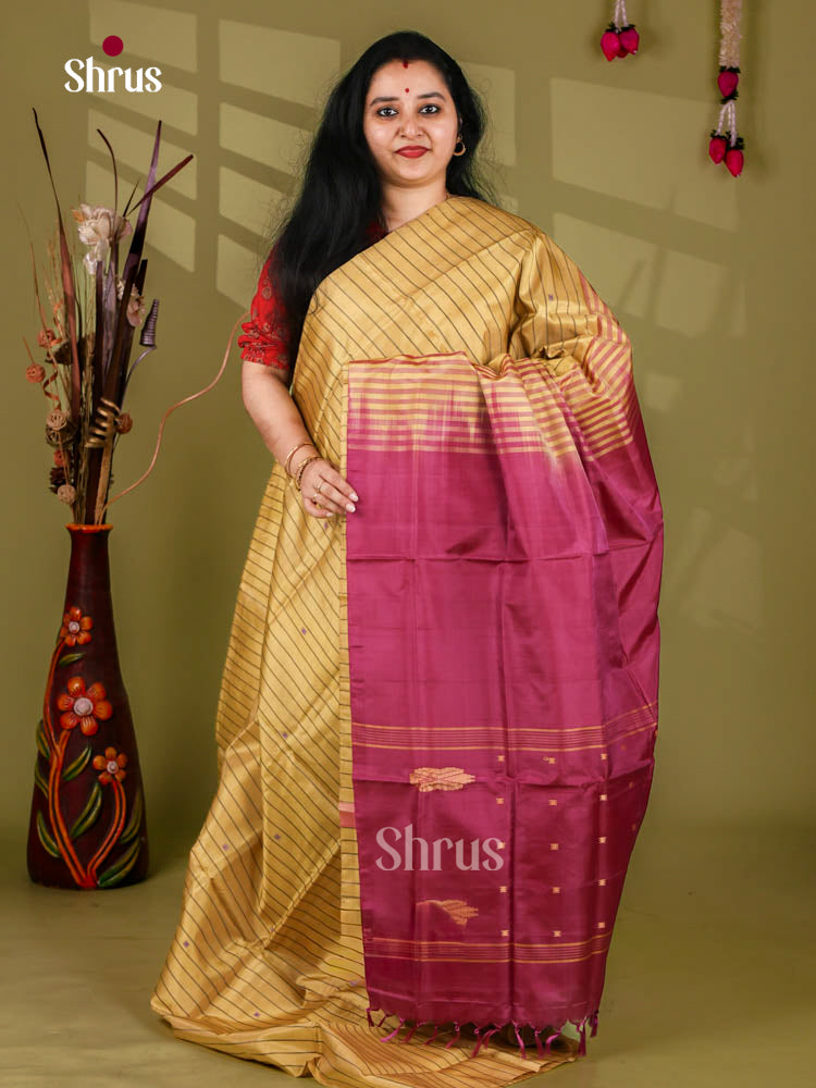 Banana Pith Saree - EJ05432