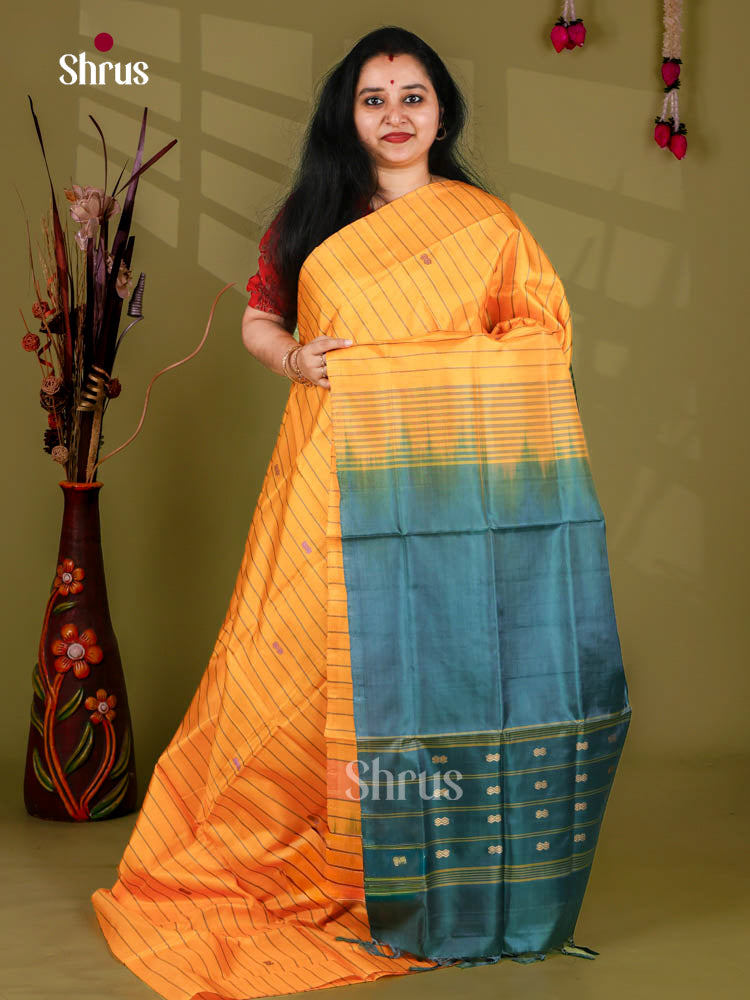 Banana Pith Saree - EJ05446
