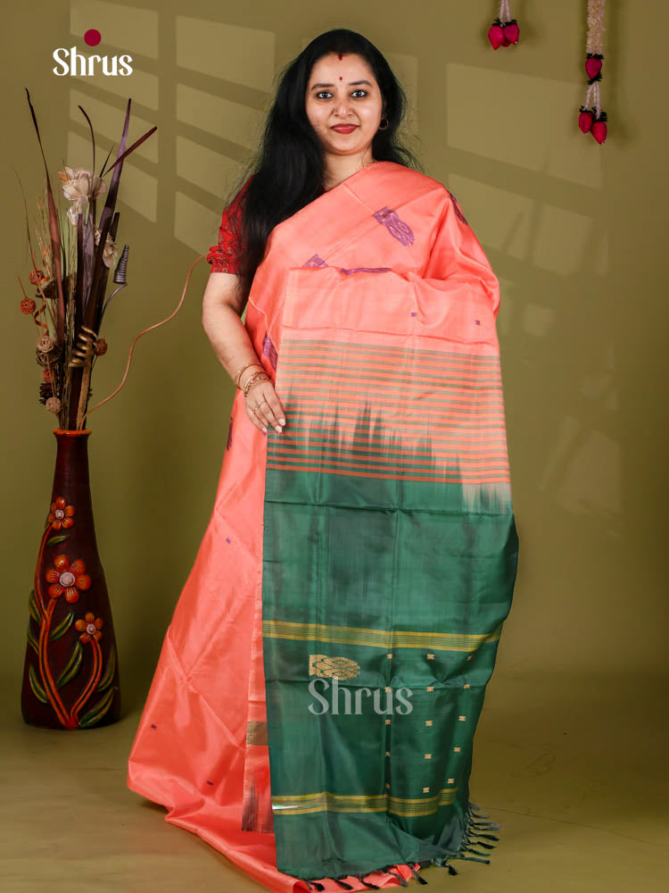 Banana Pith Saree - EJ05436