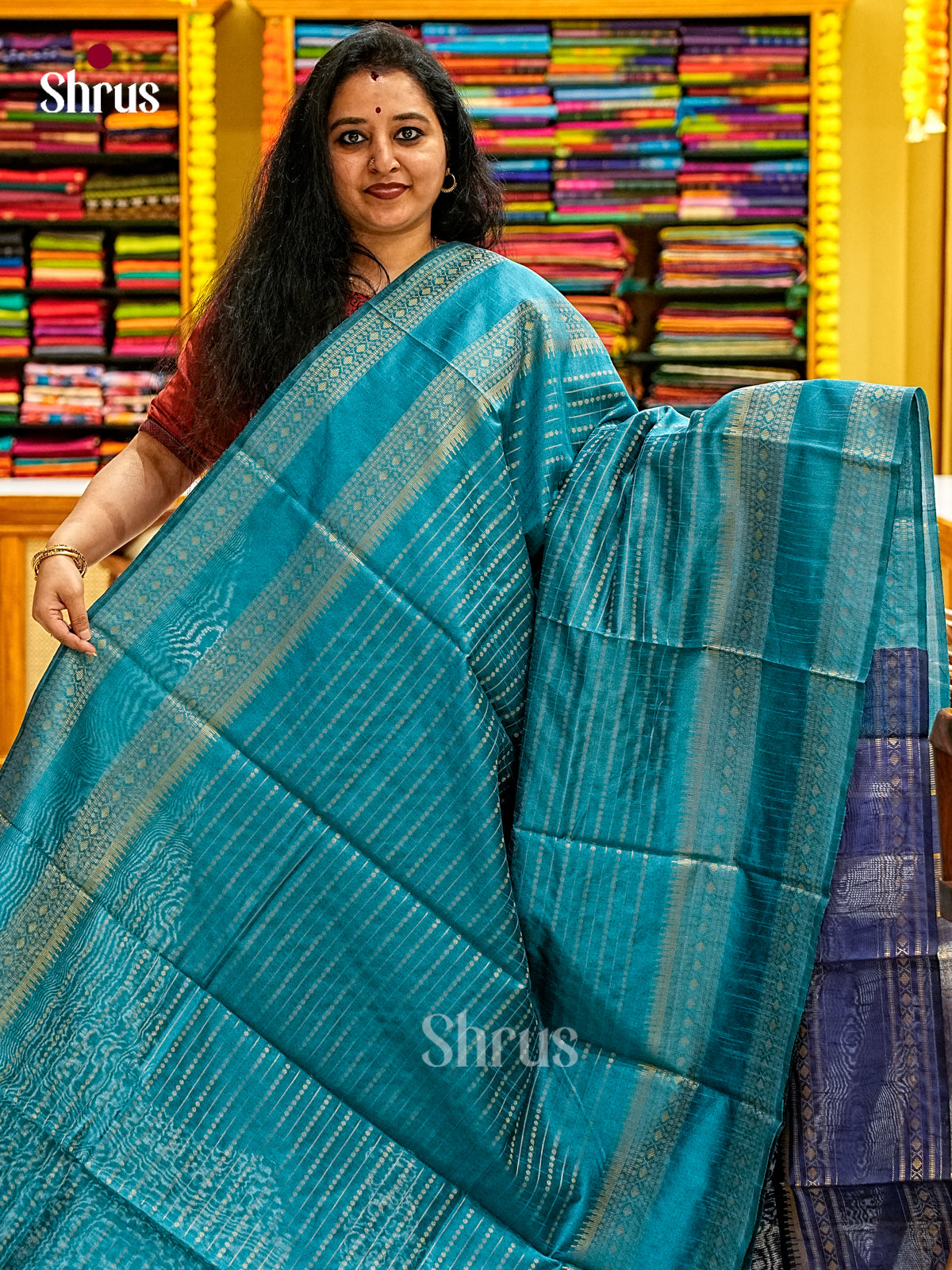 Semi Rawsilk Saree - EJ08039