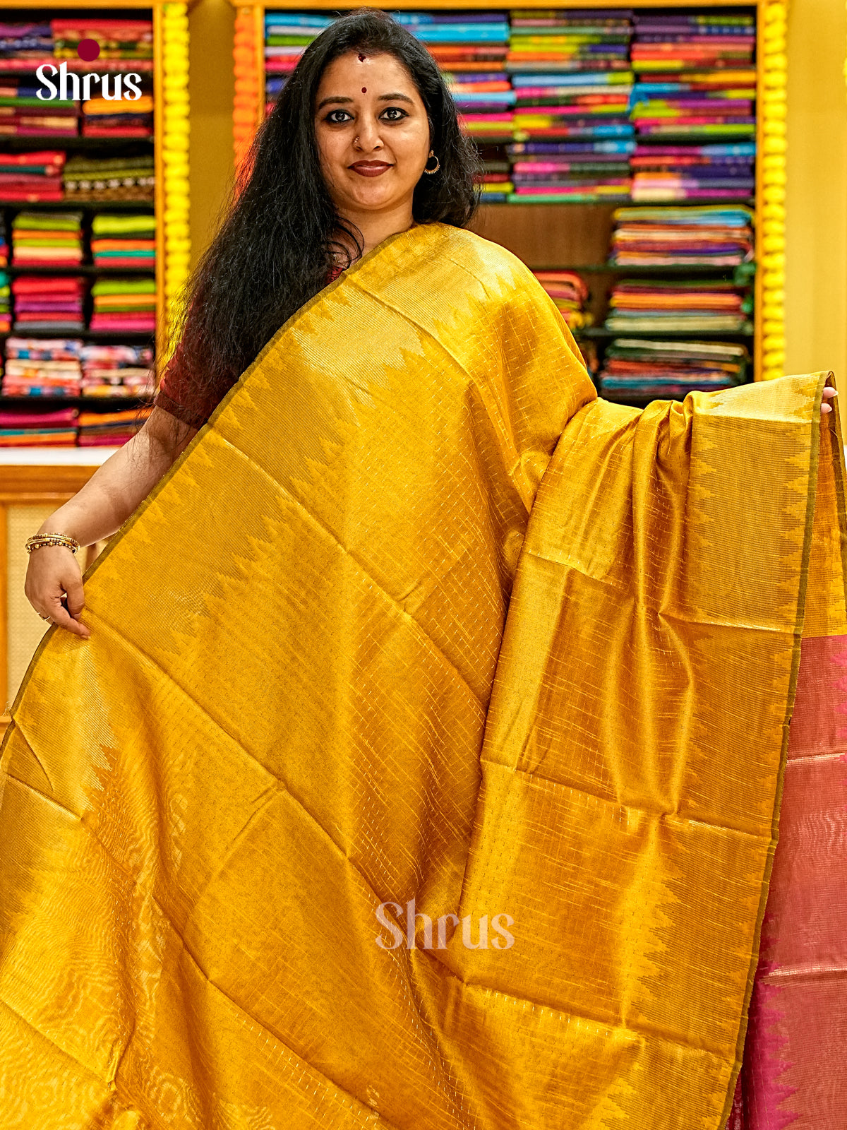 Semi Rawsilk Saree - EJ08175