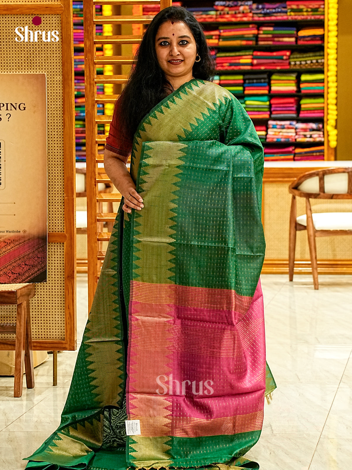 Semi Rawsilk Saree - EJ08177