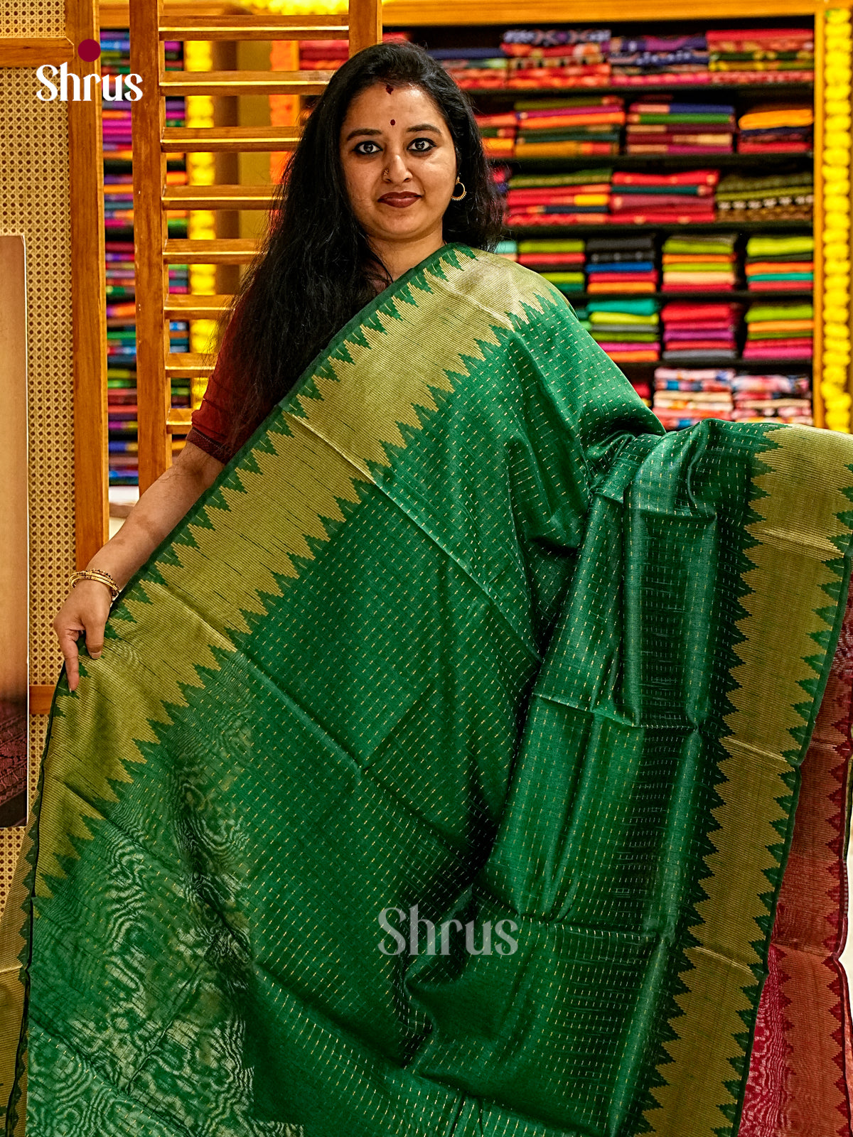 Semi Rawsilk Saree - EJ08177
