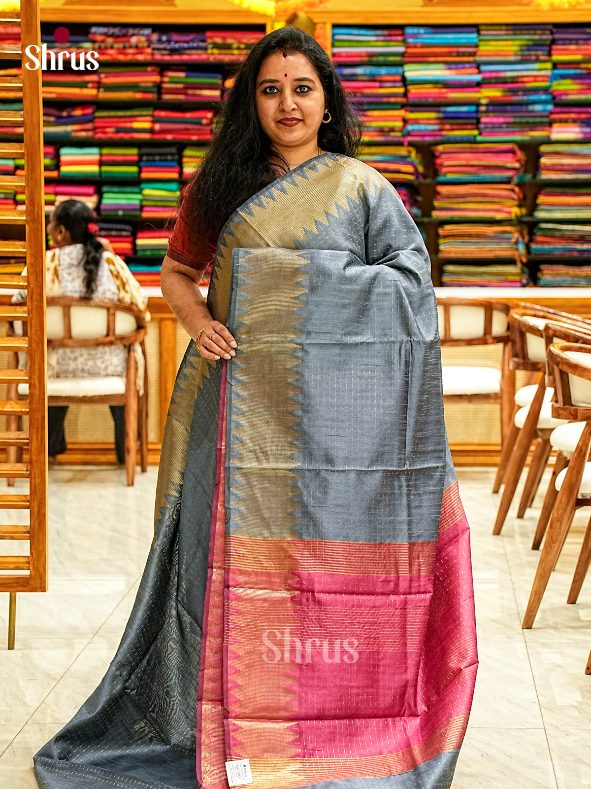 Semi Rawsilk Saree - EJ08181