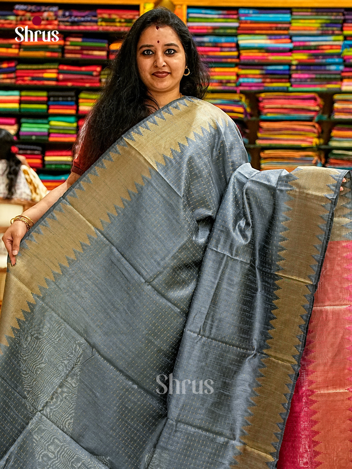 Semi Rawsilk Saree - EJ08181