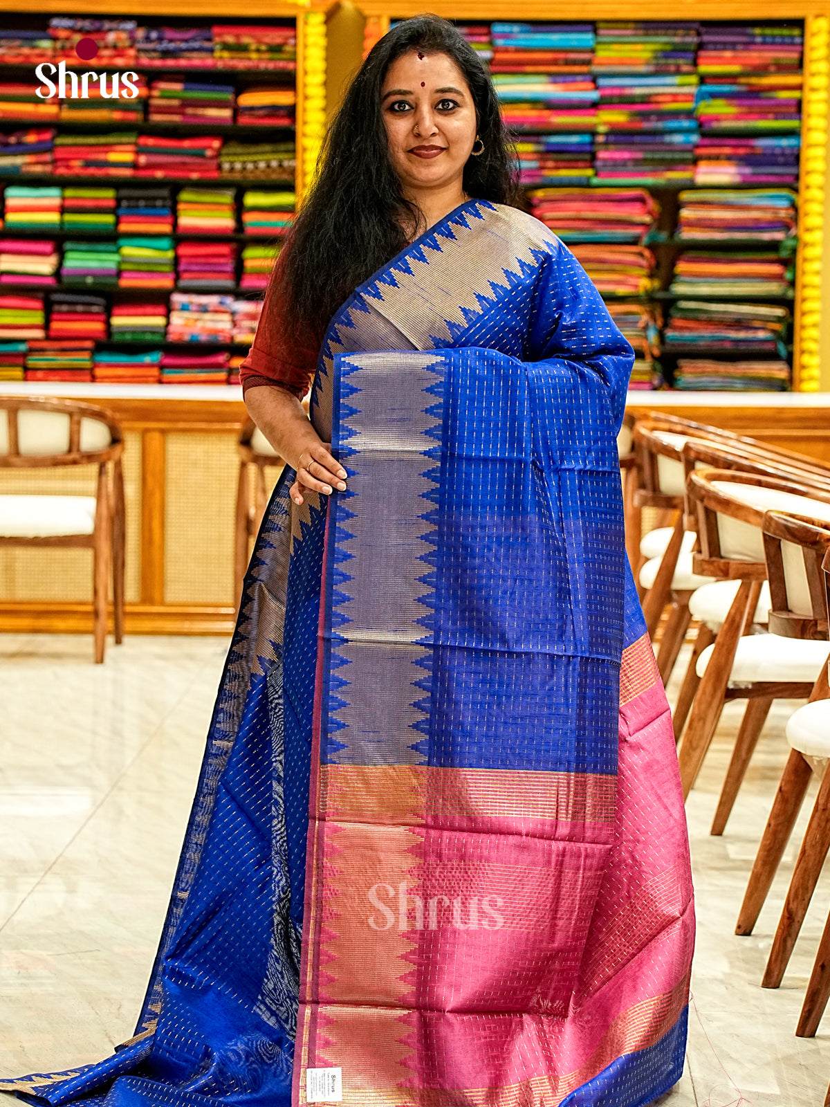 Semi Rawsilk Saree - EJ08183