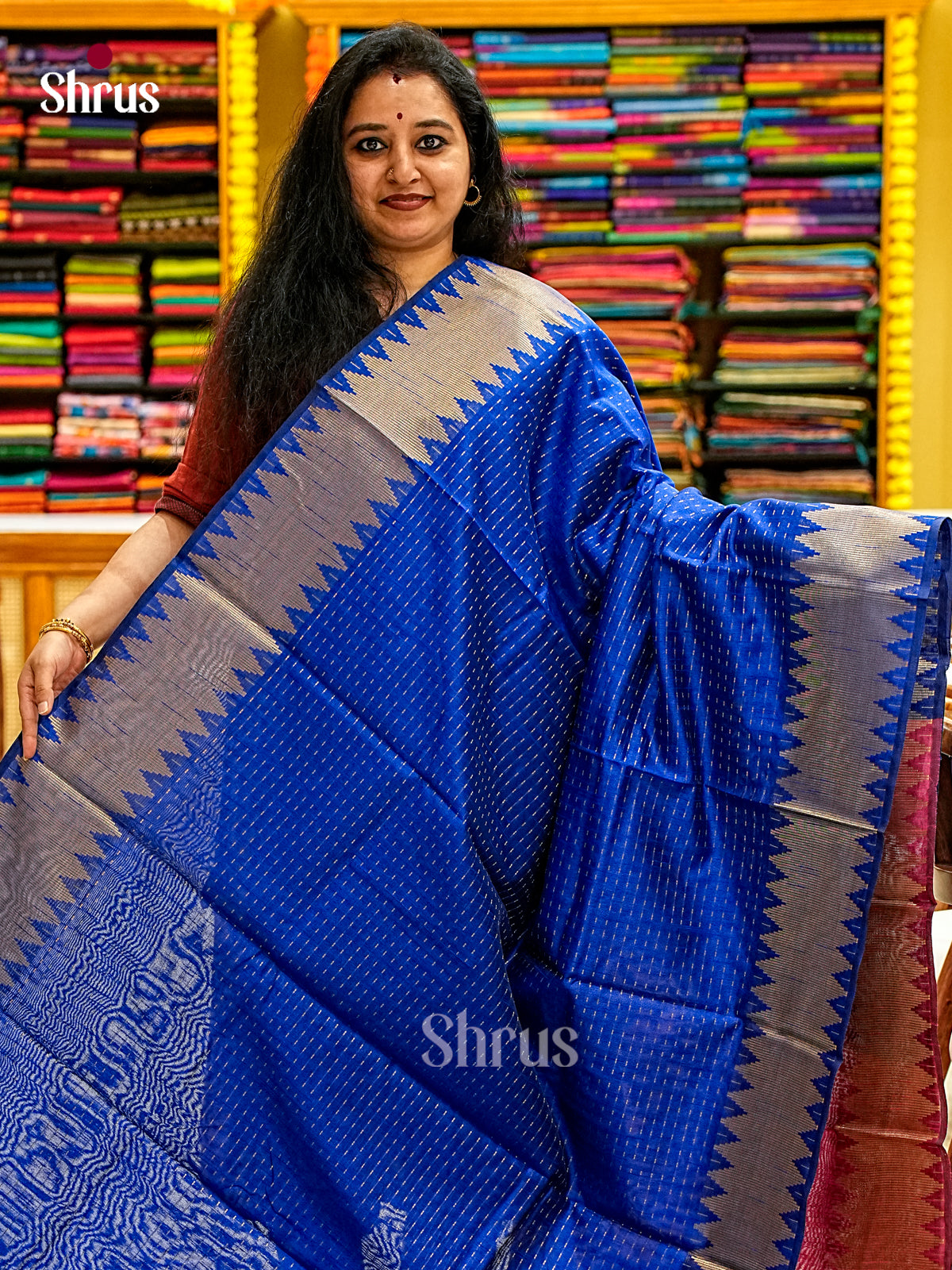 Semi Rawsilk Saree - EJ08183