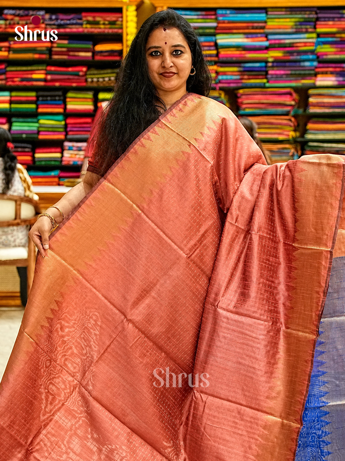 Semi Rawsilk Saree - EJ08187