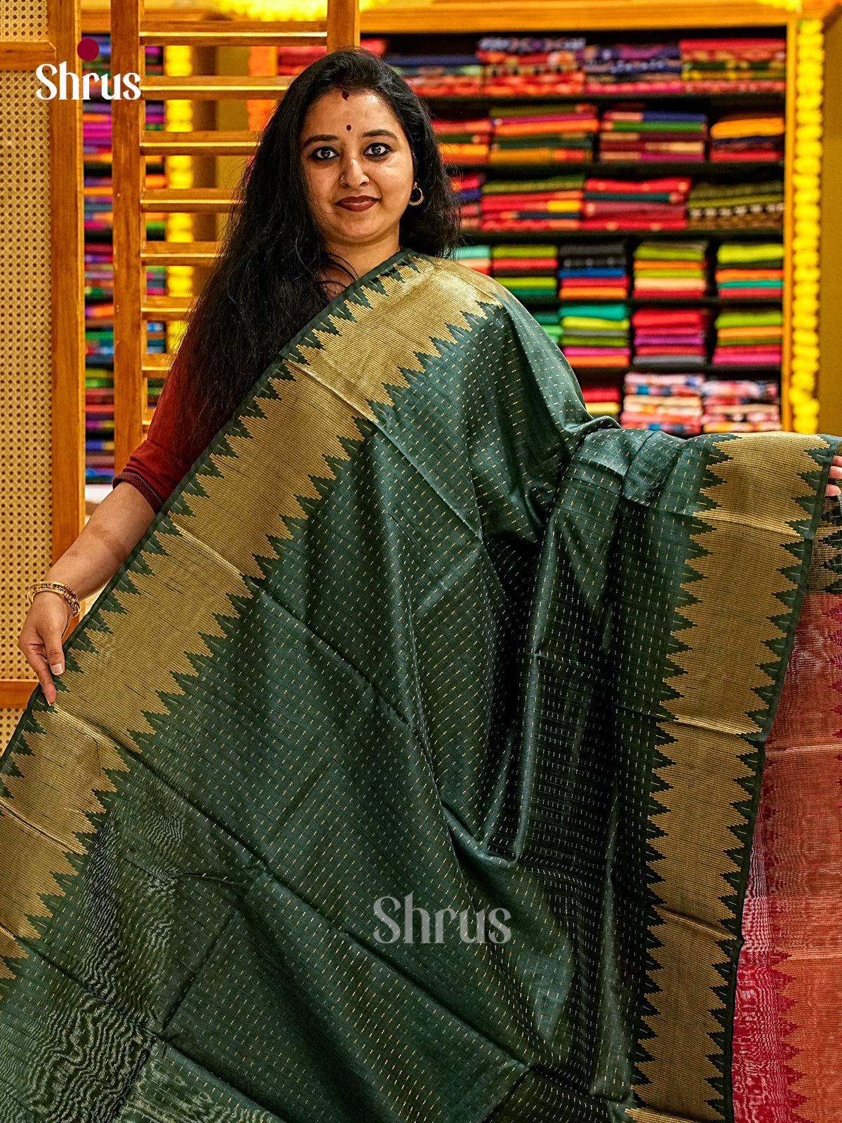 Semi Rawsilk Saree - EJ08190