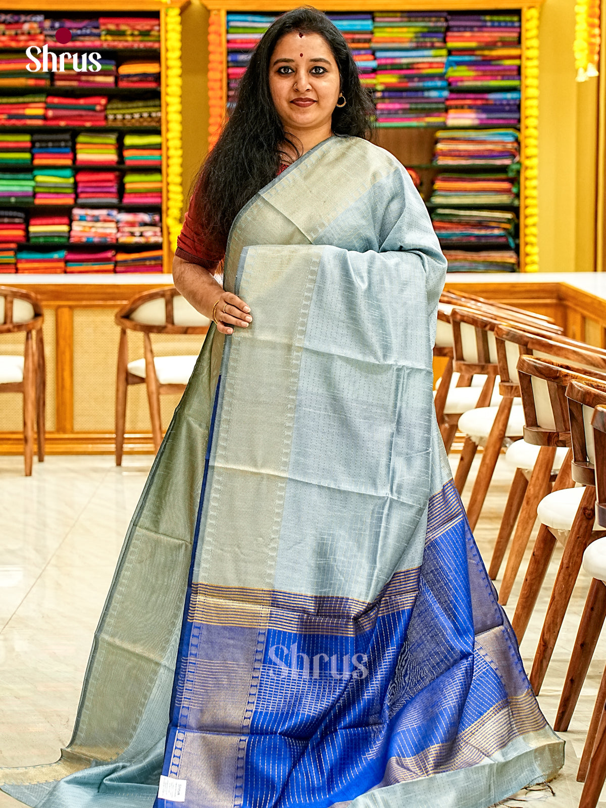 Semi Rawsilk Saree - EJ08213