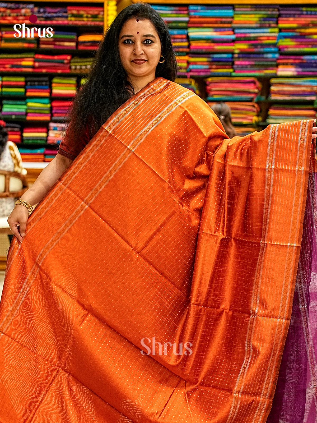 Semi Rawsilk Saree - EJ08244