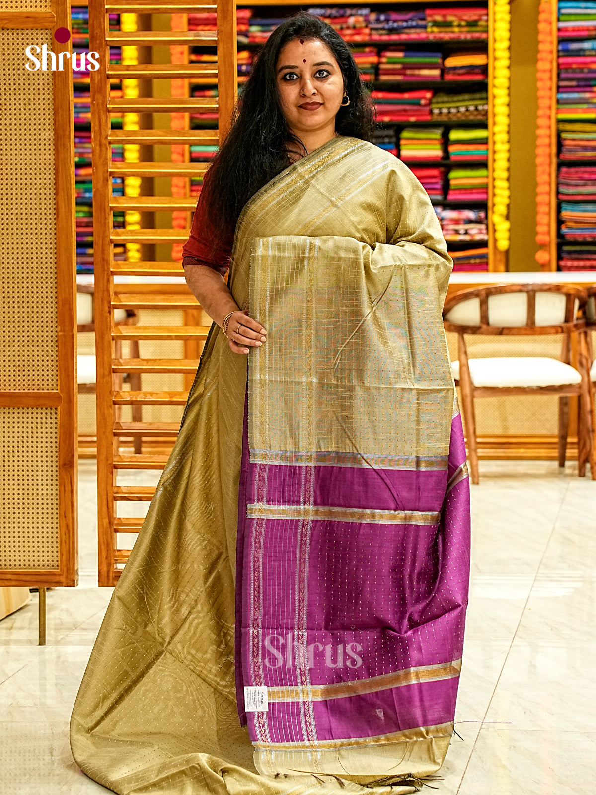 Semi Rawsilk Saree - EJ08247
