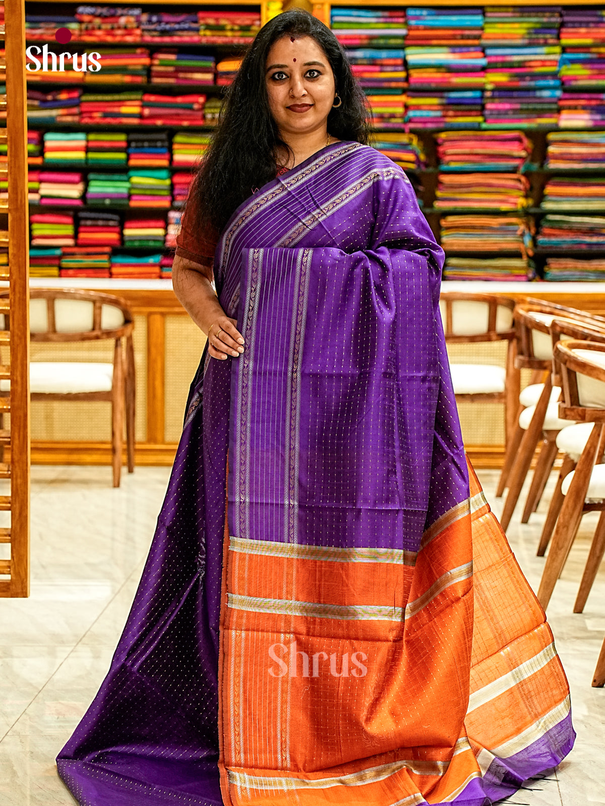 Semi Rawsilk Saree - EJ08249