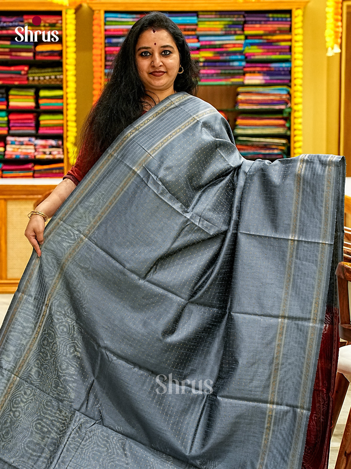 Semi Rawsilk Saree - EJ08253