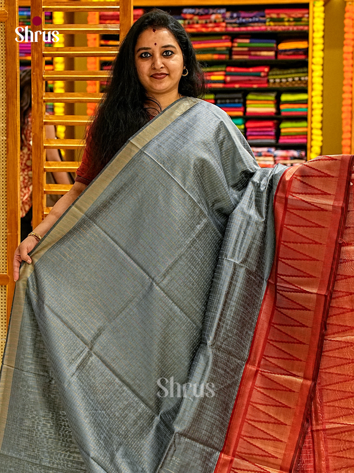 Semi Rawsilk Saree - EJ08263