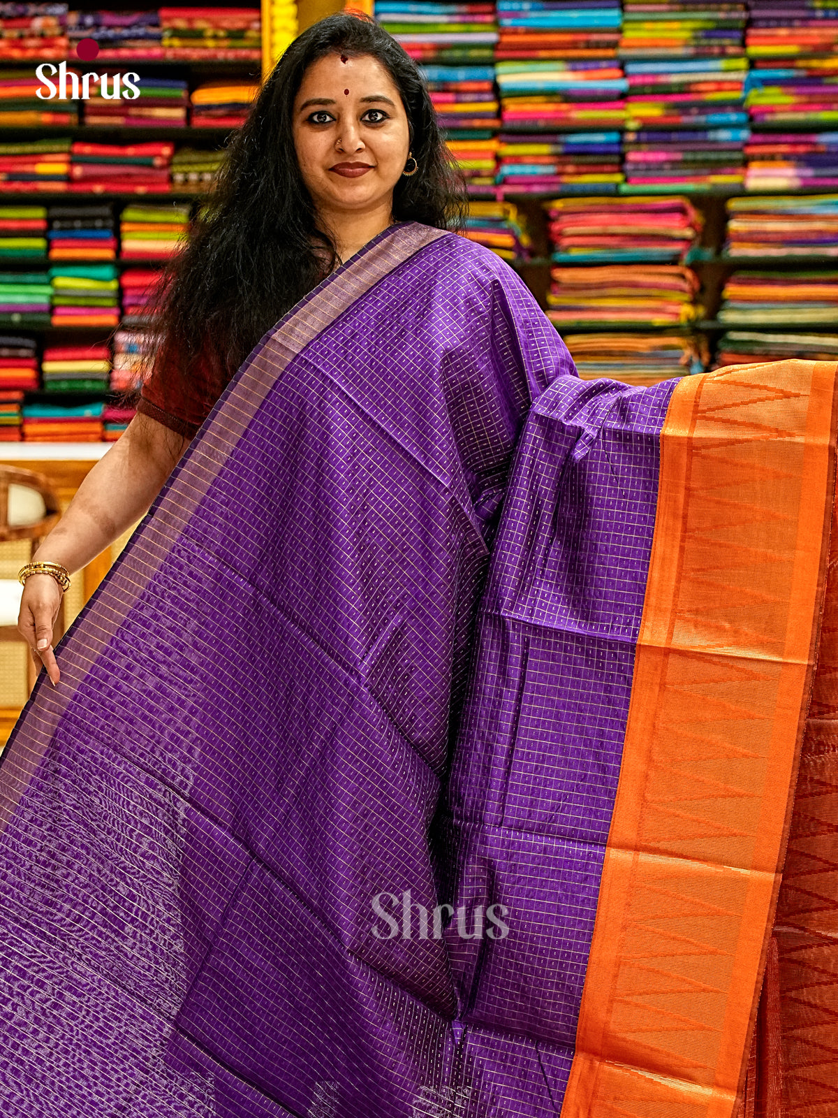 Semi Rawsilk Saree - EJ08270