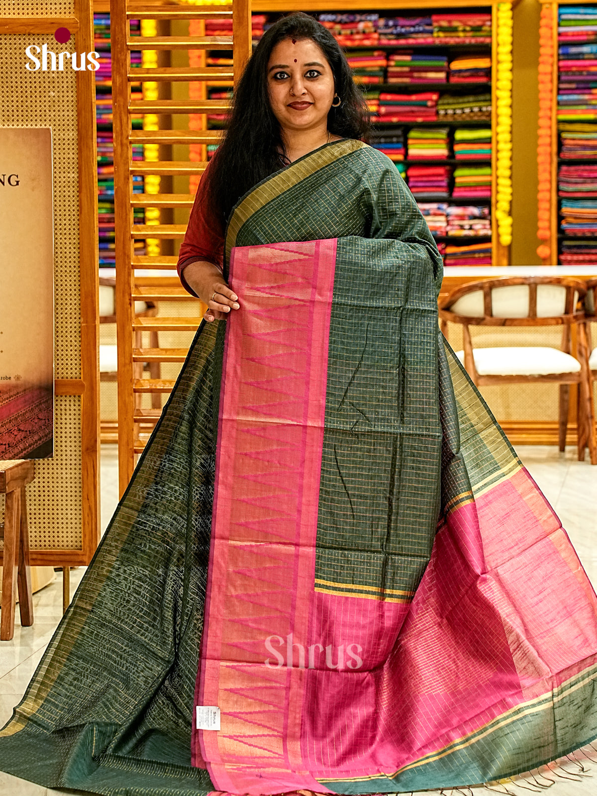 Semi Rawsilk Saree - EJ08274