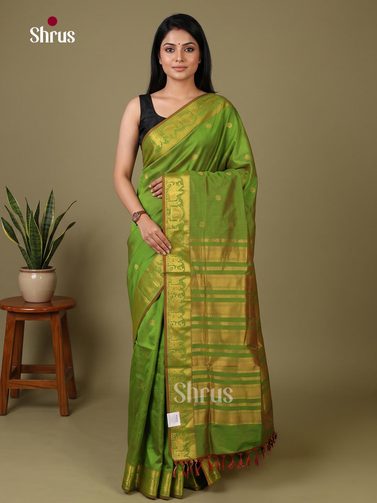 Green - Kalyani Cotton Saree - EJ08414