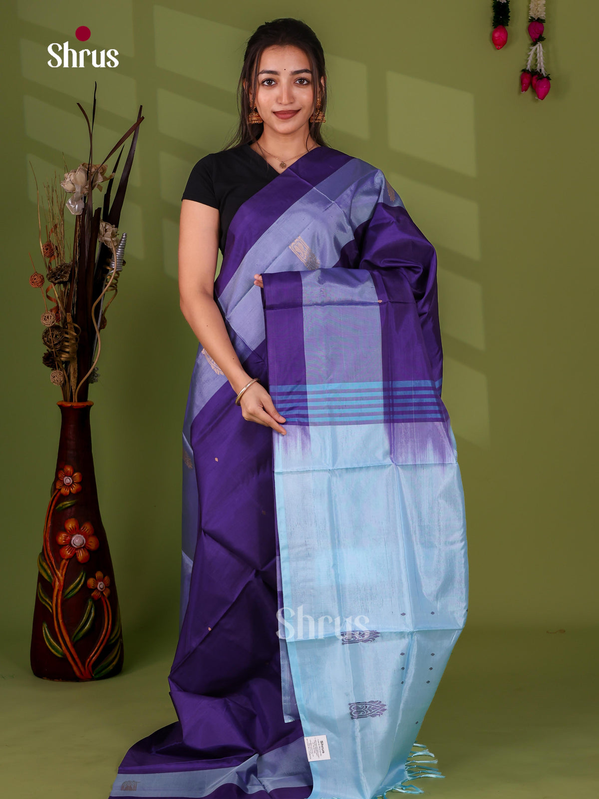 Banana Pith Saree - EJ08455