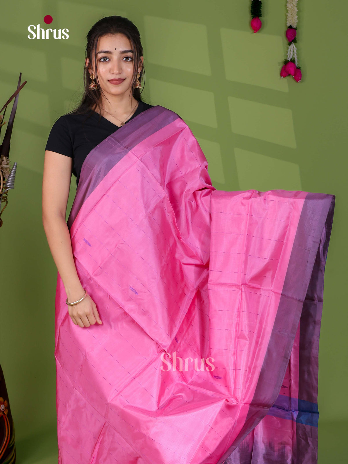 Banana Pith Saree - EJ08456