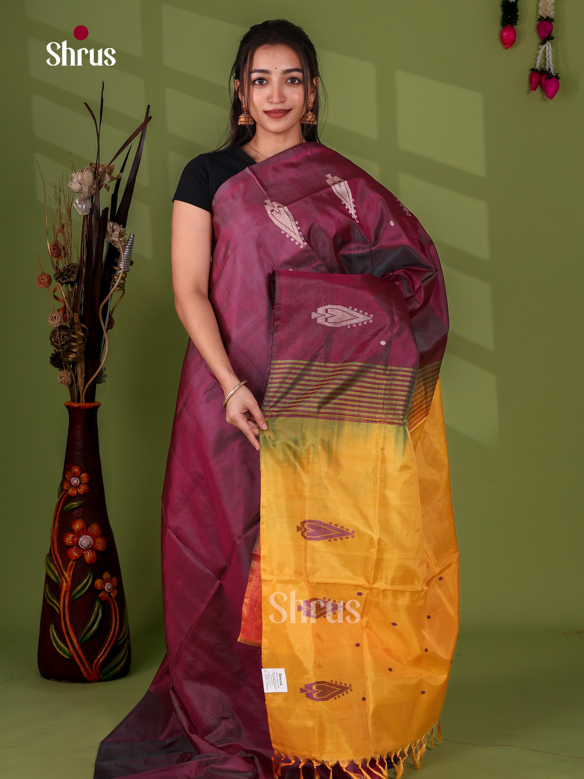 Banana Pith Saree - EJ08459