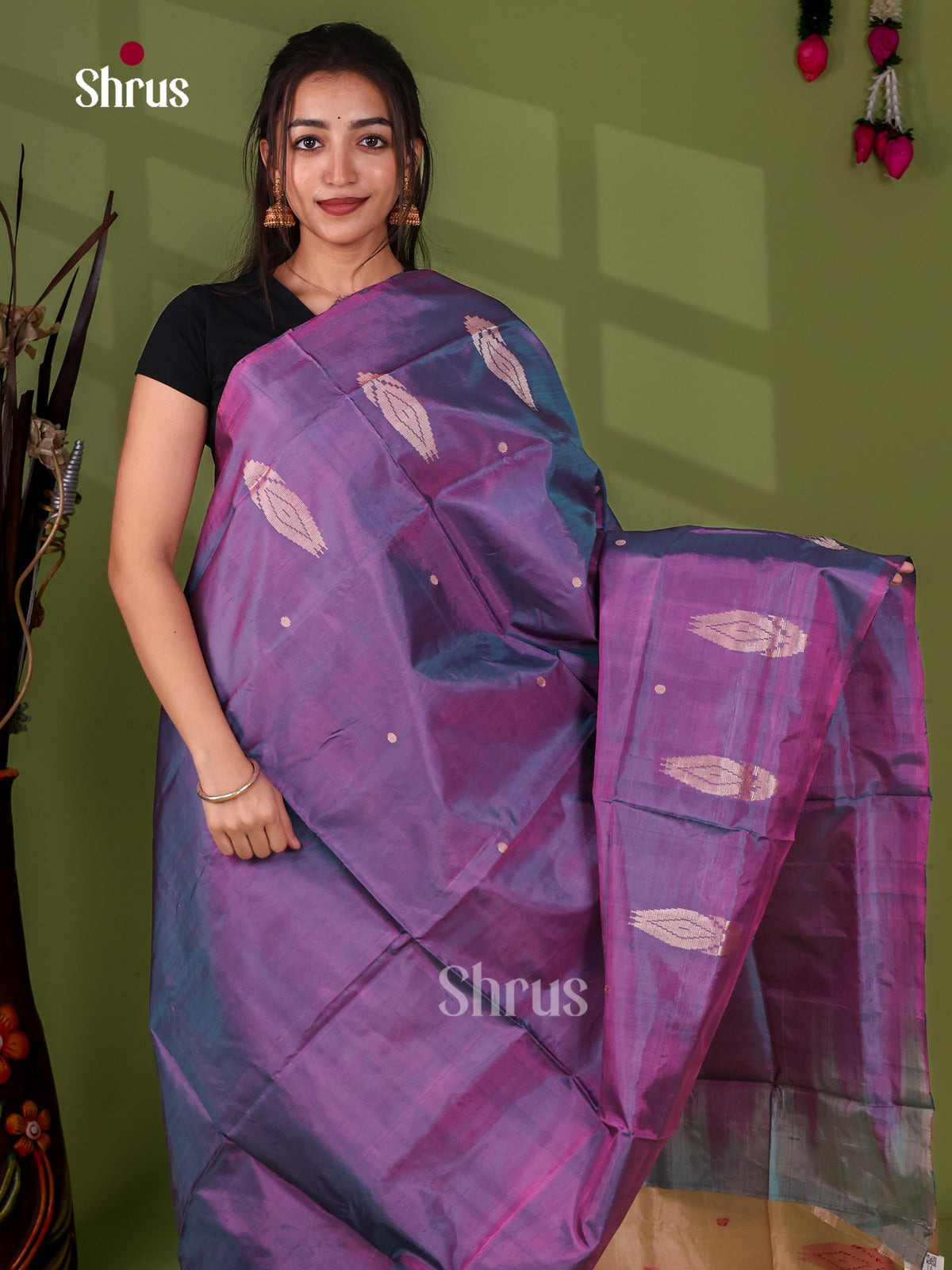 Banana Pith Saree - EJ08460