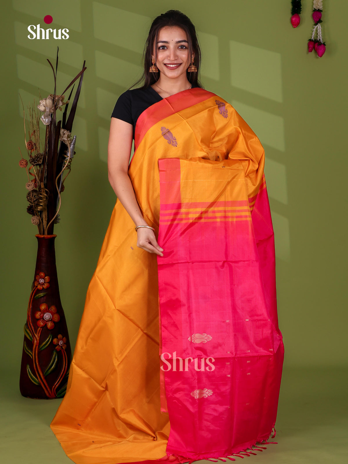 Banana Pith Saree - EJ08467