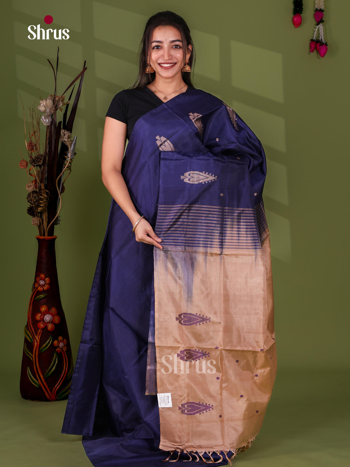 Banana Pith Saree - EJ08473