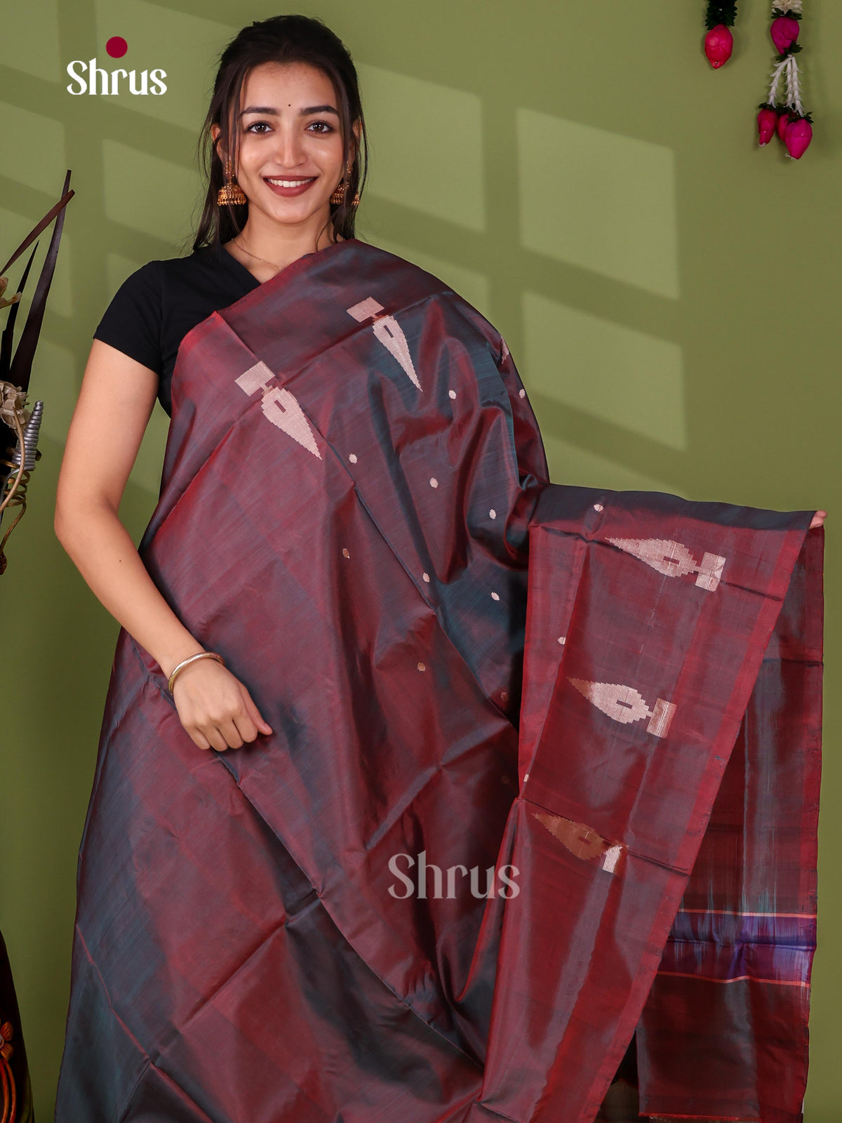 Banana Pith Saree - EJ08475