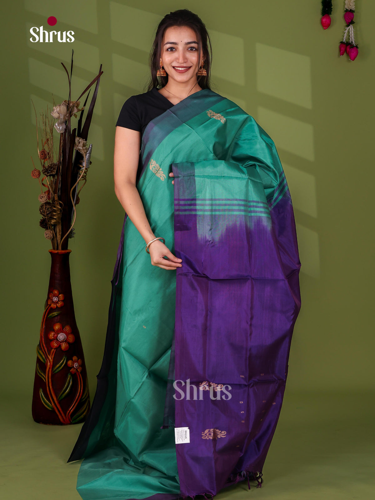 Banana Pith Saree - EJ08476