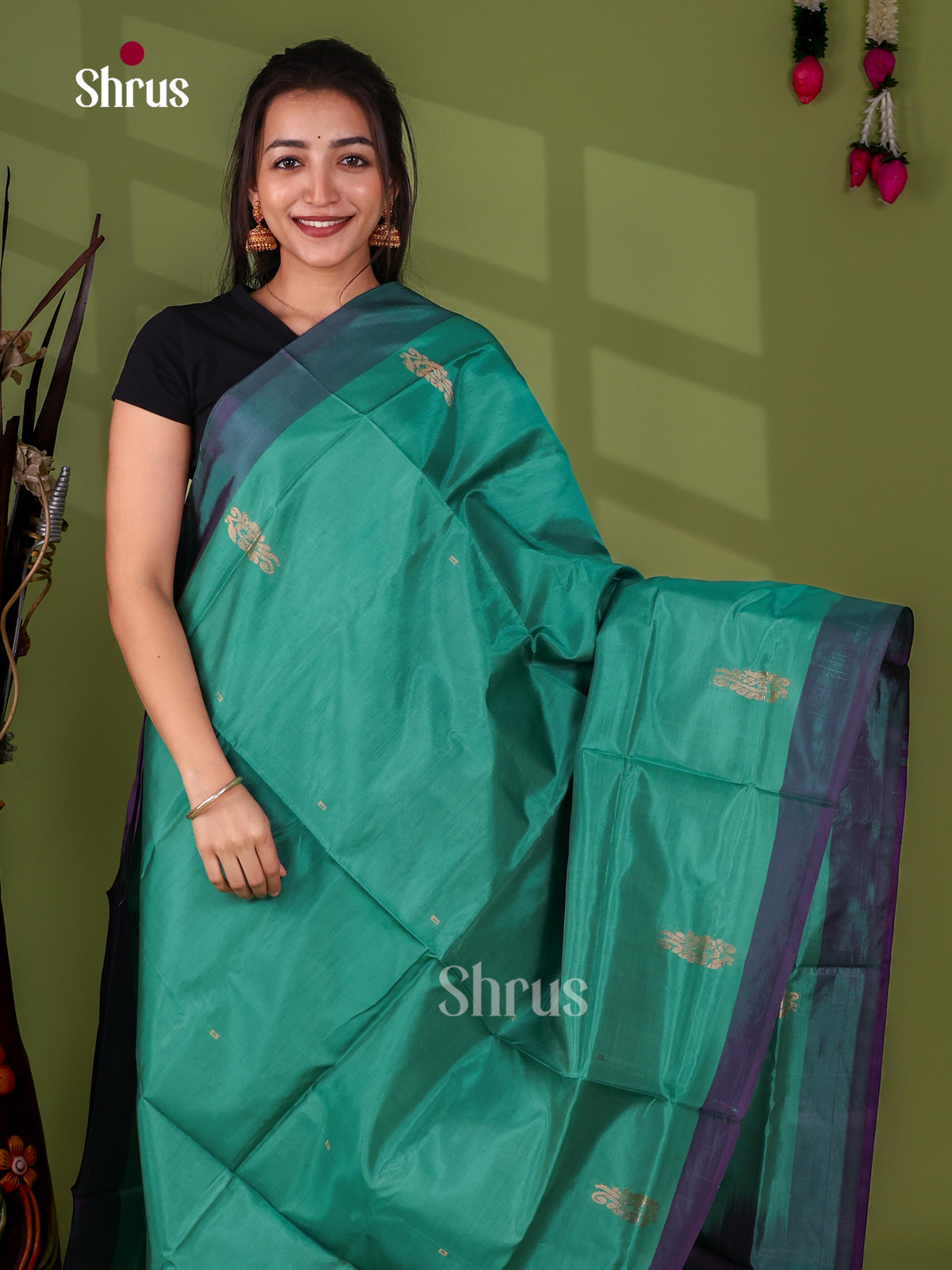 Banana Pith Saree - EJ08476