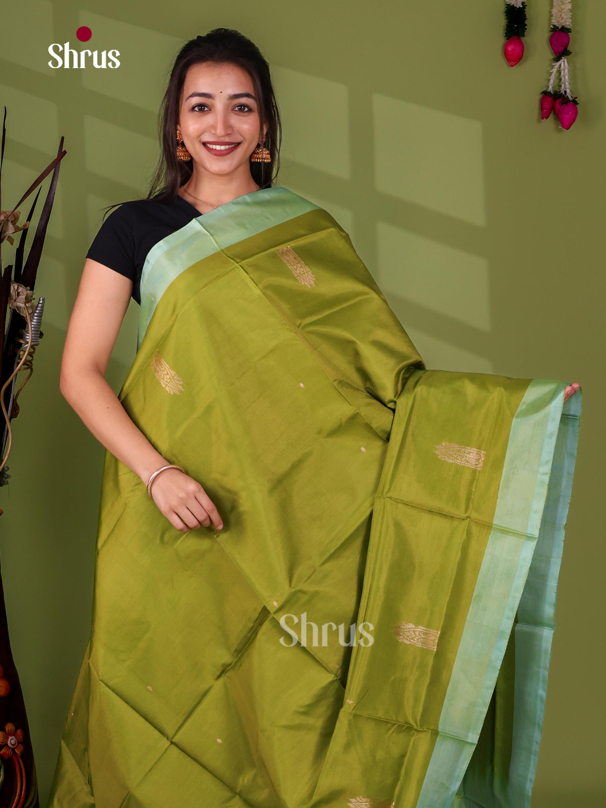 Banana Pith Saree - EJ08481