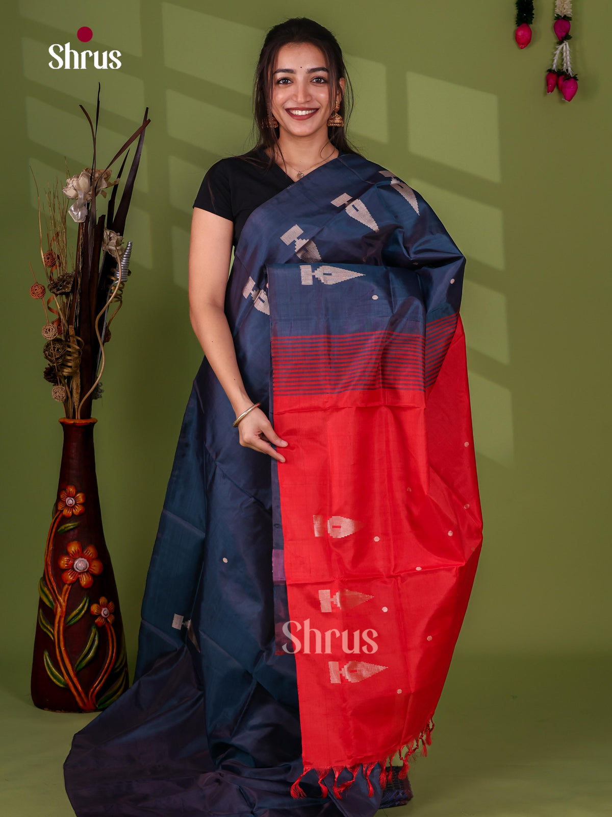 Banana Pith Saree - EJ08491
