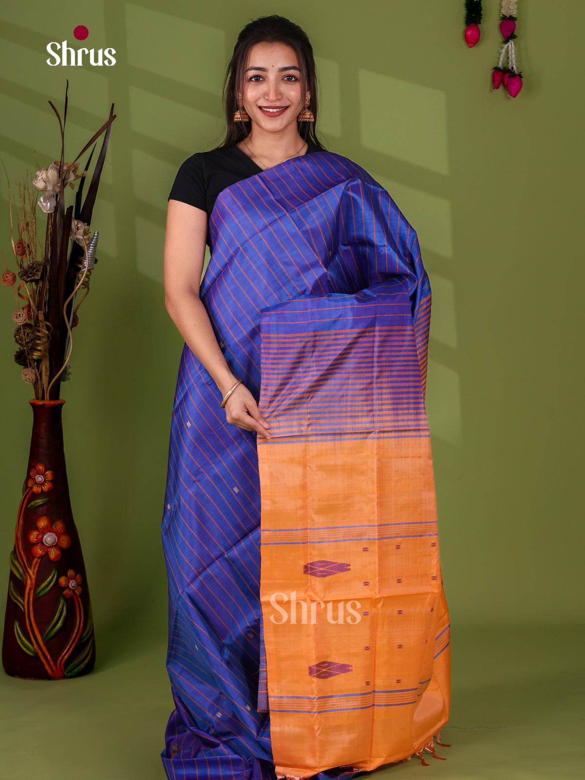 Banana Pith Saree - EJ08493