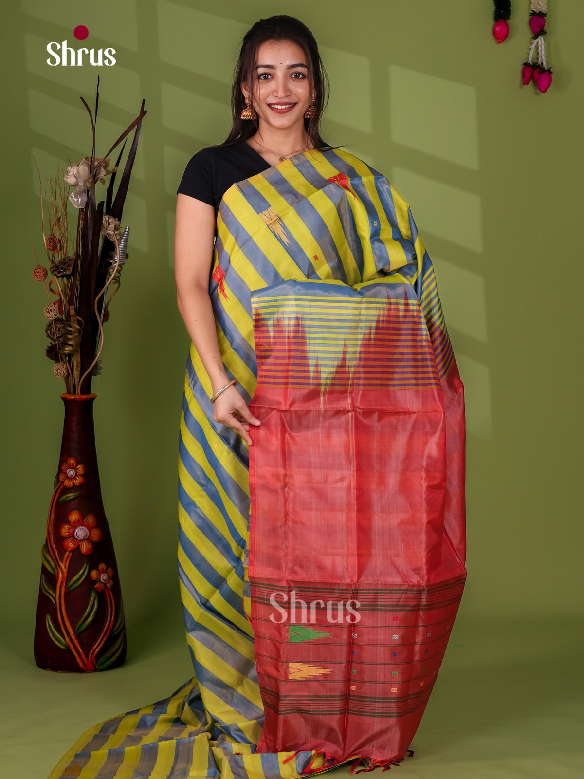 Banana Pith Saree - EJ08494