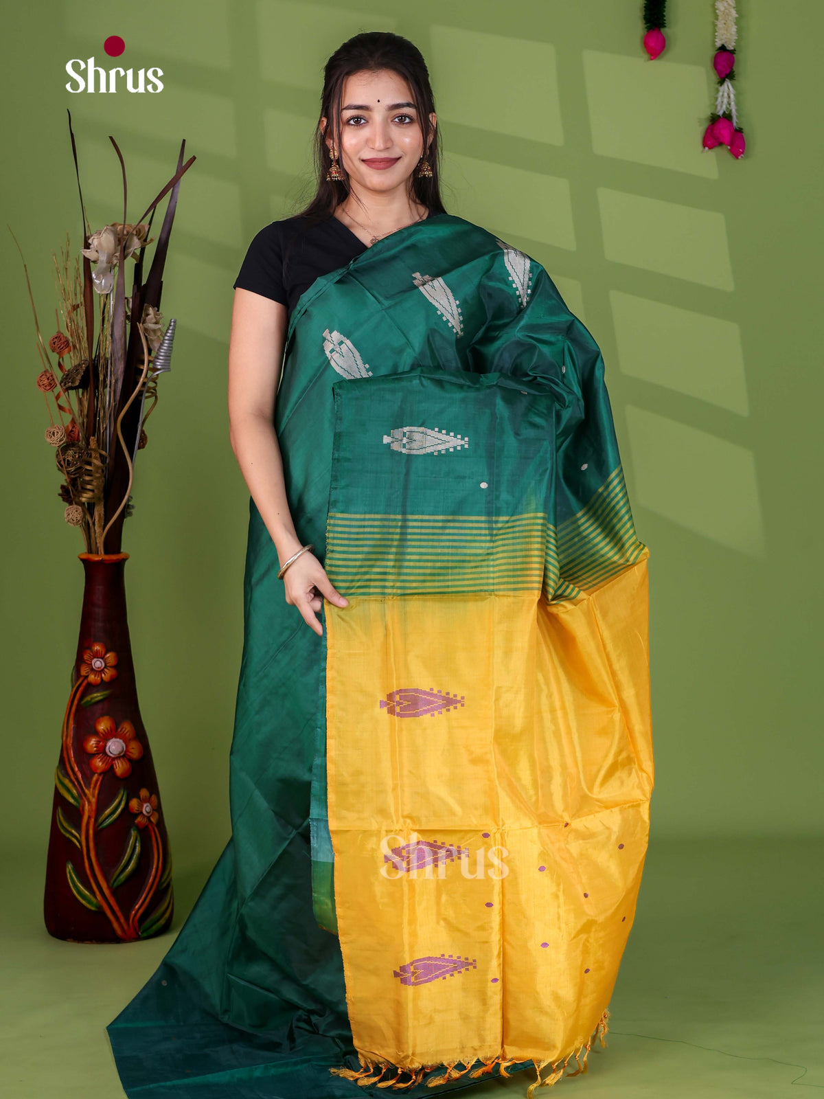 Banana Pith Saree - EJ08496