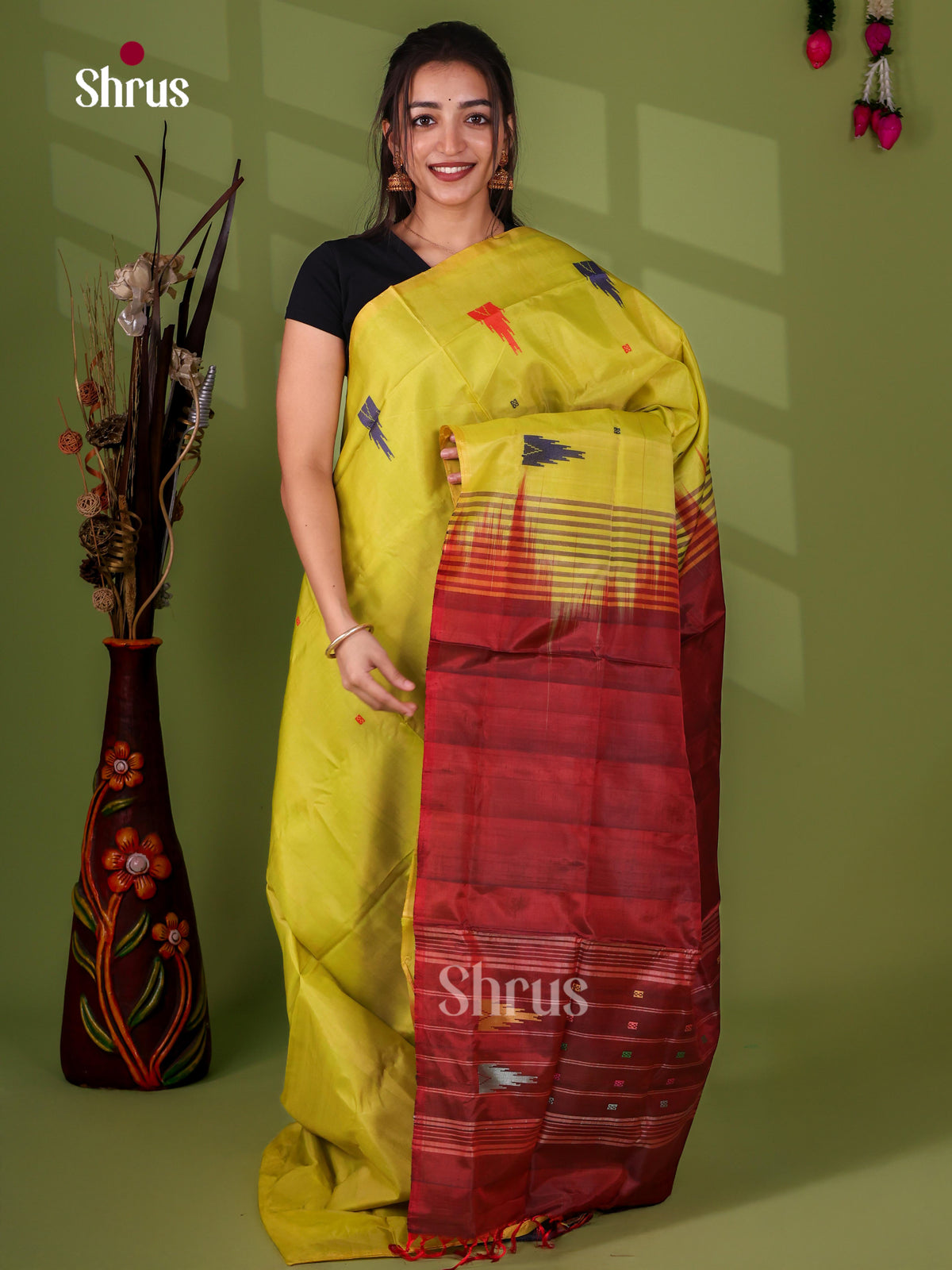 Banana Pith Saree - EJ08512