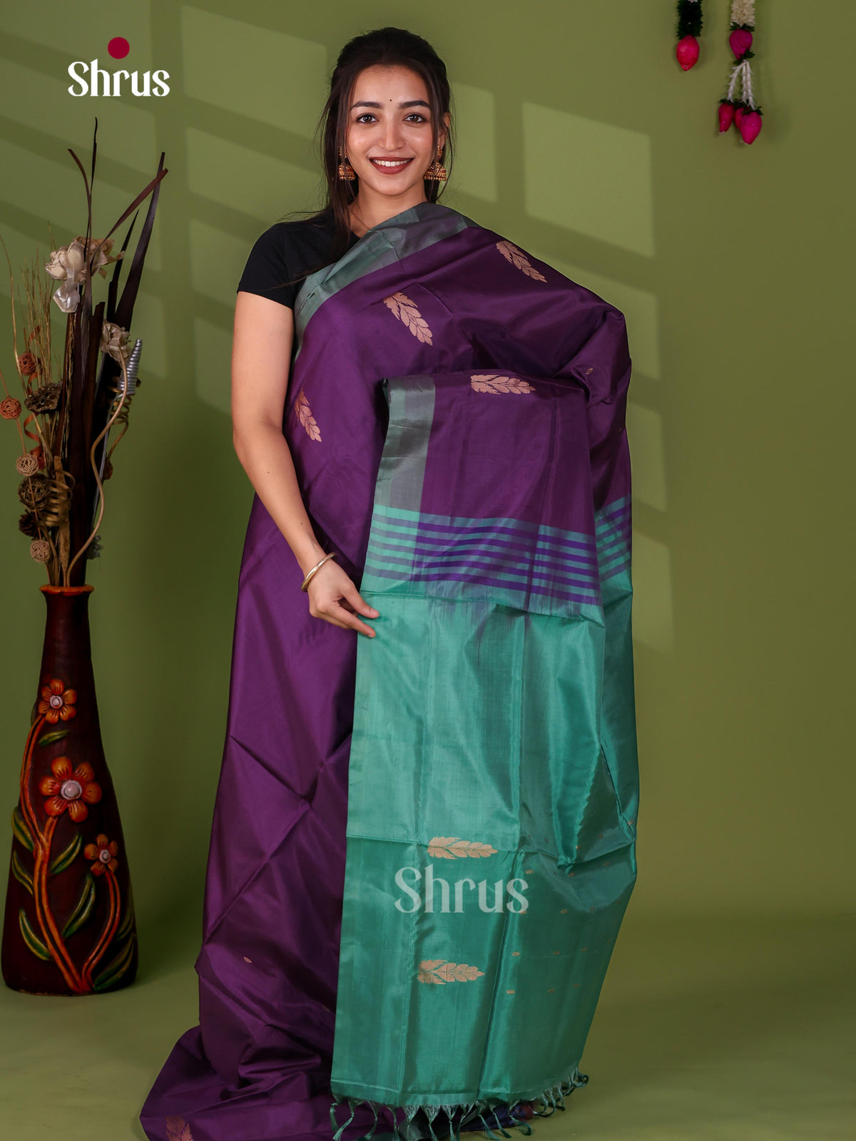Banana Pith Saree - EJ08513