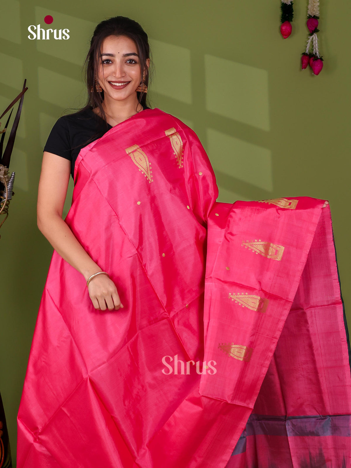 Banana Pith Saree - EJ08517