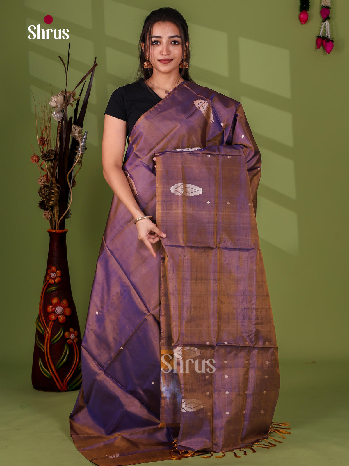 Banana Pith Saree - EJ08524