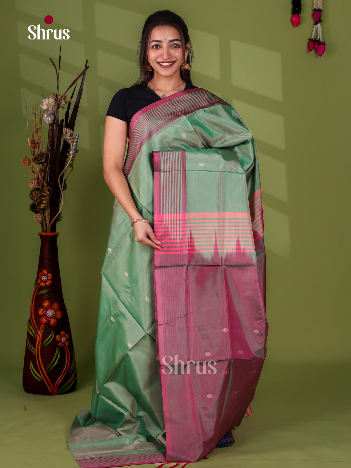 Banana Pith Saree - EJ08527