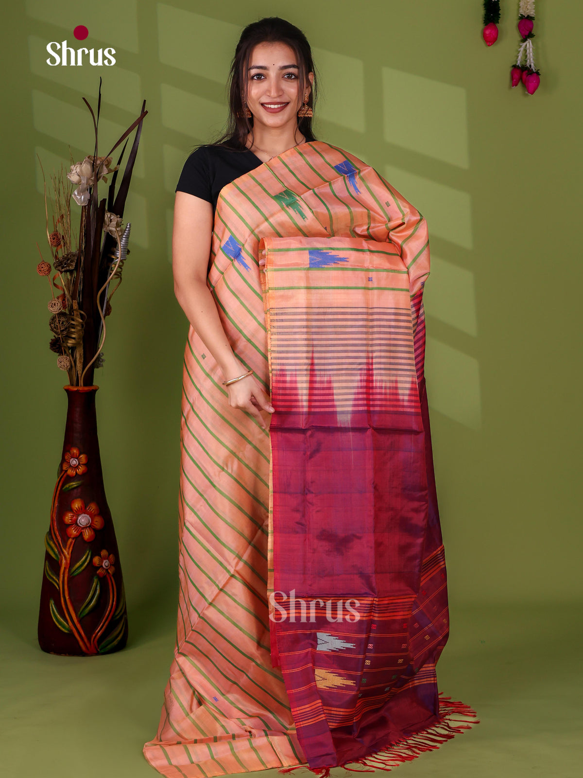 Banana Pith Saree - EJ08528