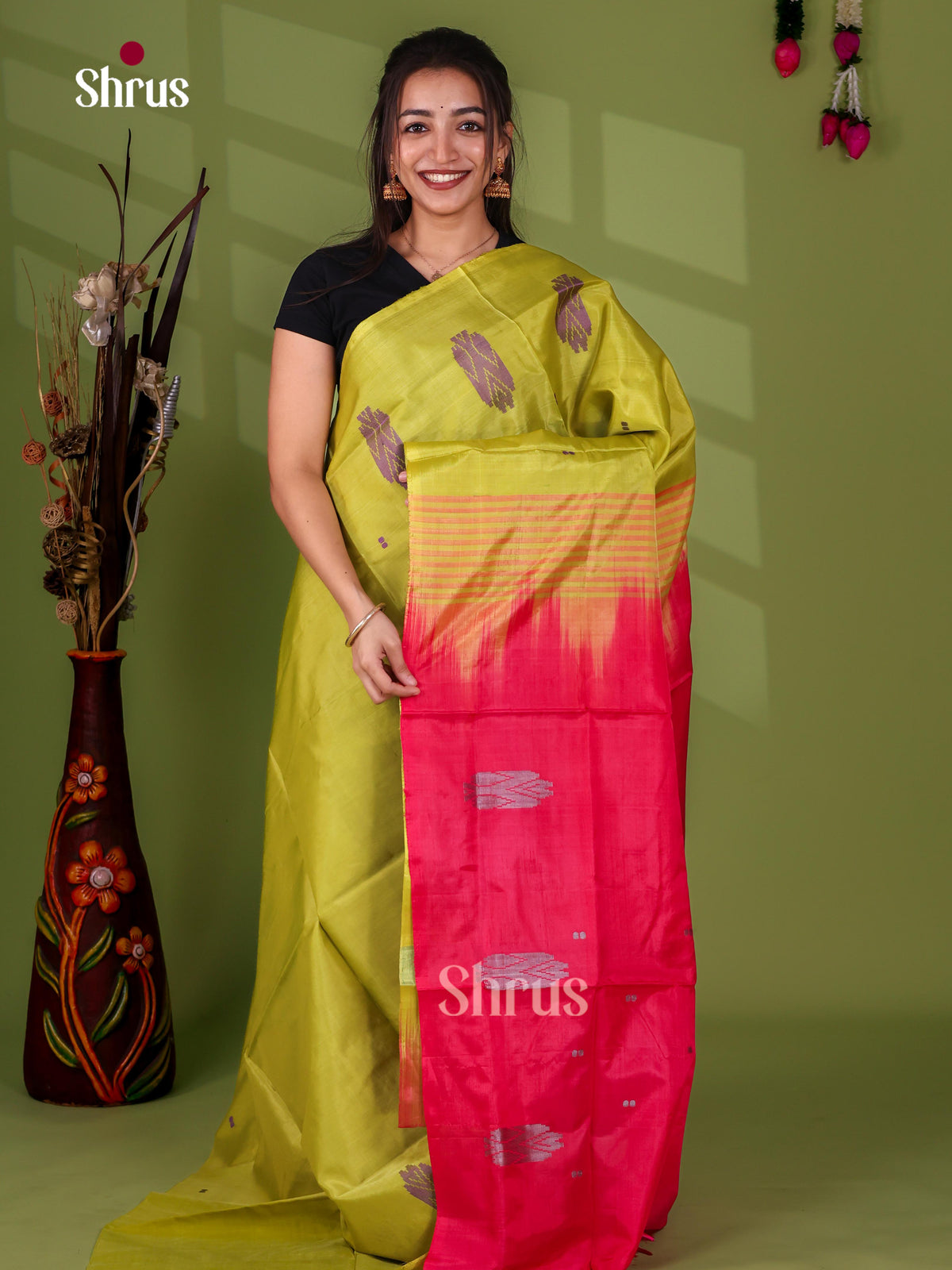 Banana Pith Saree - EJ08529
