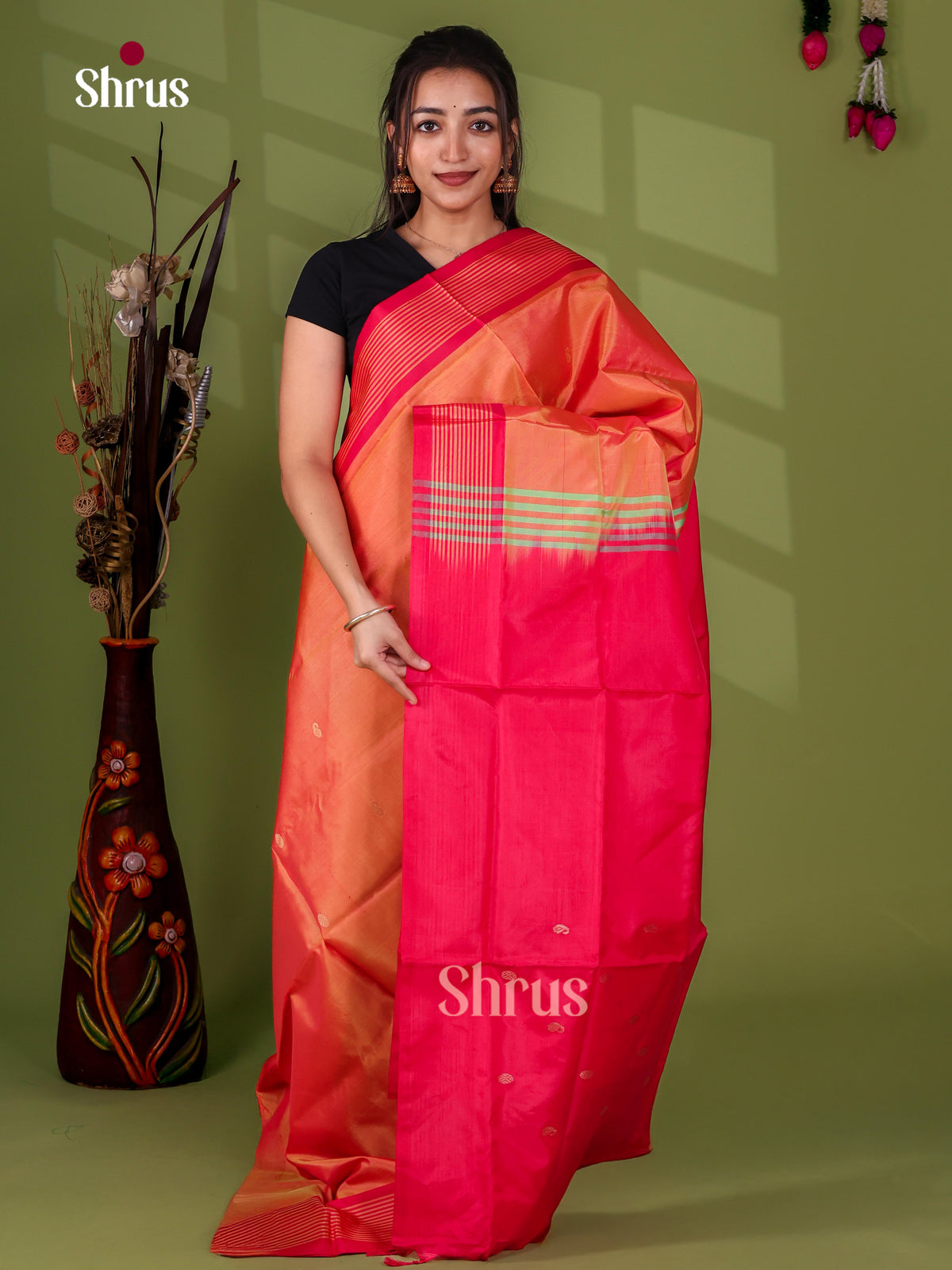 Banana Pith Saree - EJ08537