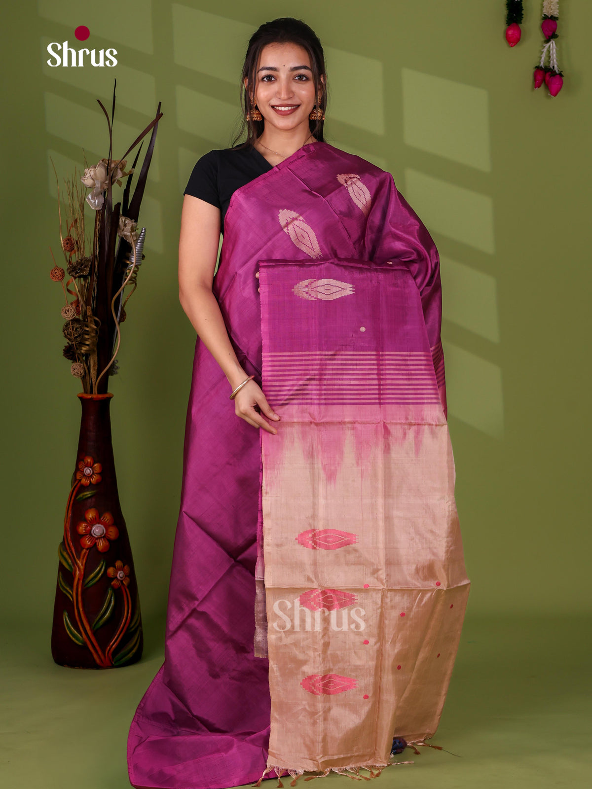 Banana Pith Saree - EJ08544