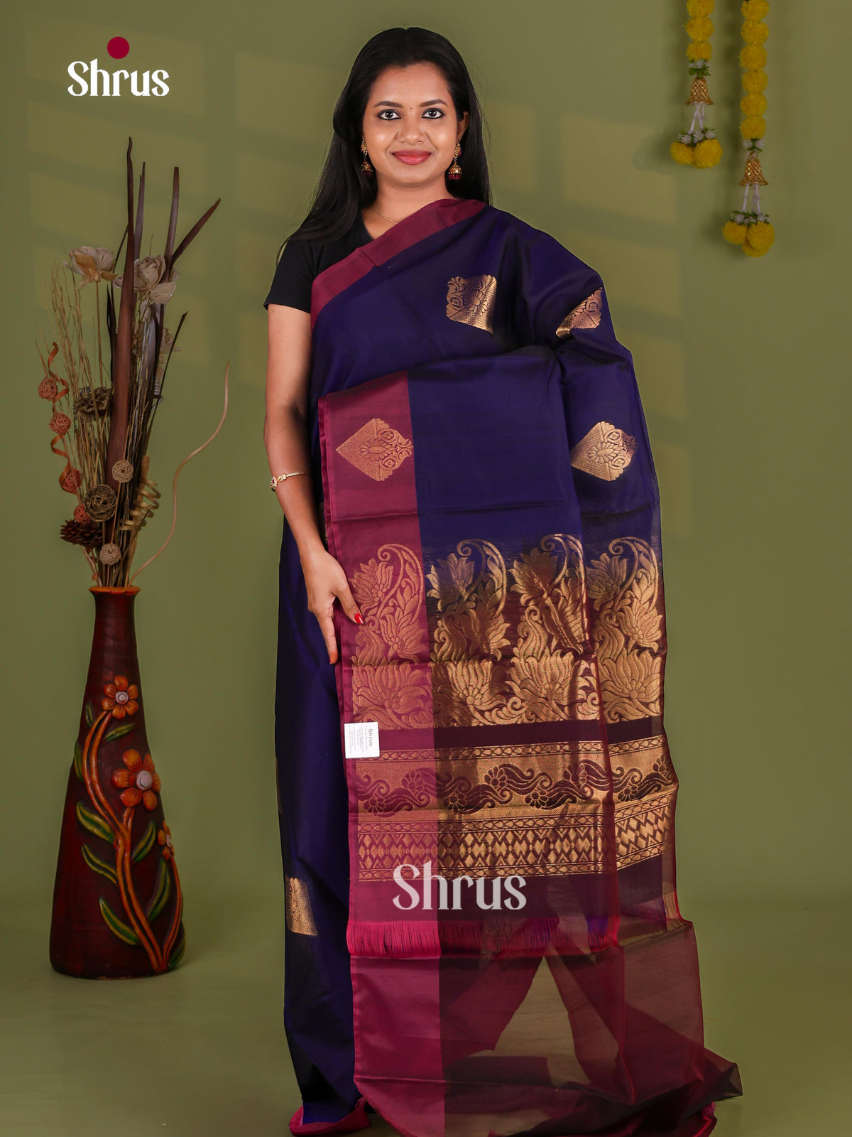 Silk Cotton Saree - EJ08550