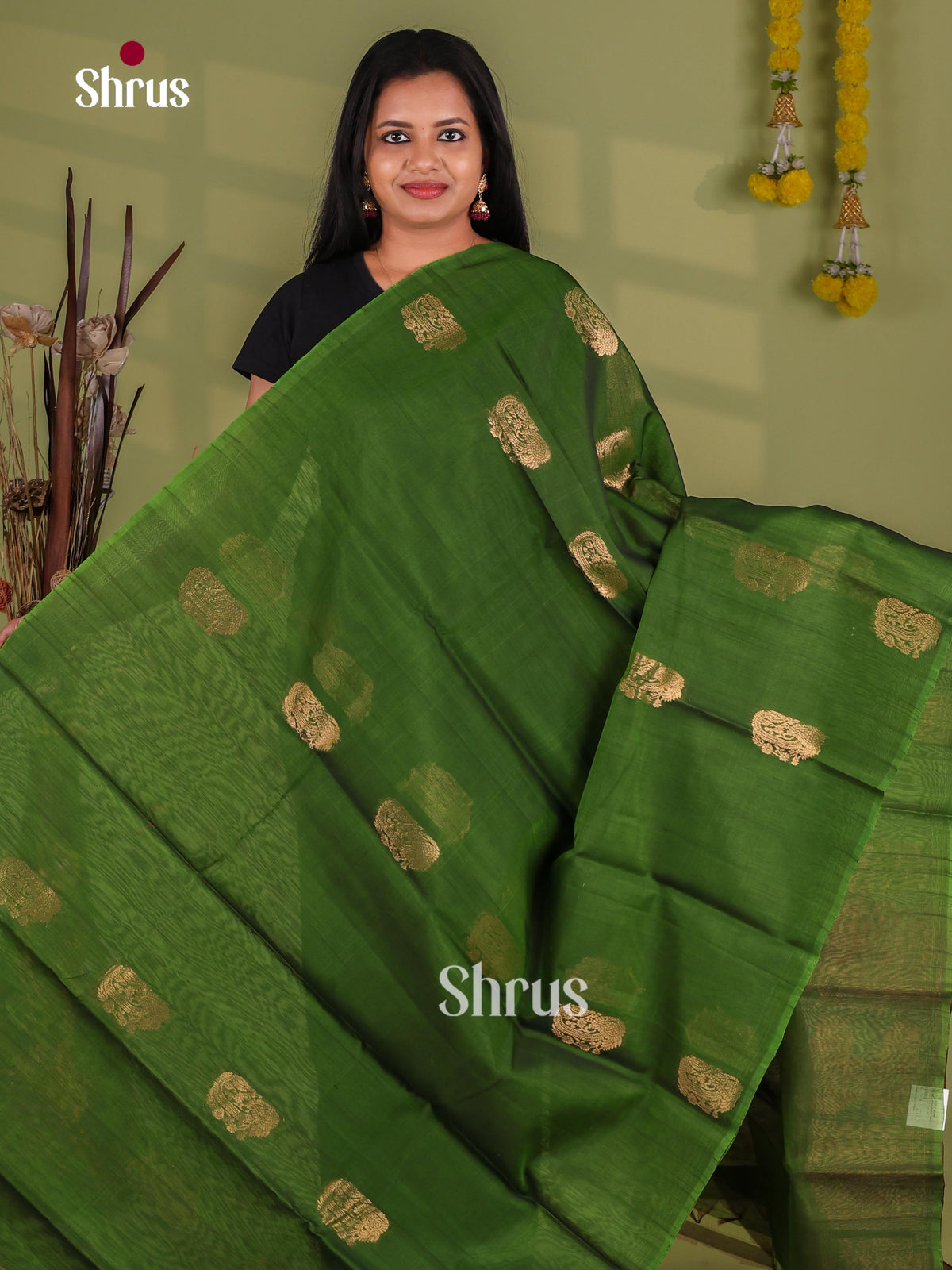 Silk Cotton Saree - EJ08552