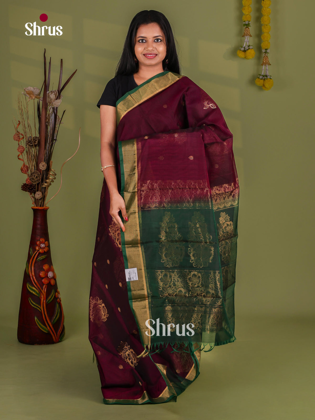 Silk Cotton Saree - EJ08558