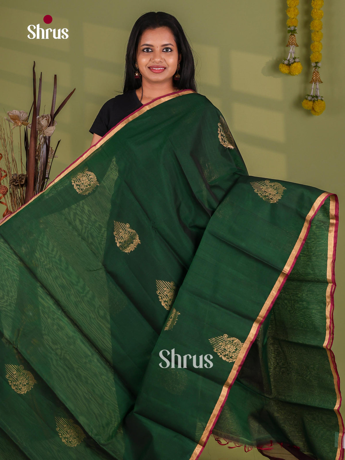 Silk Cotton Saree - EJ08560