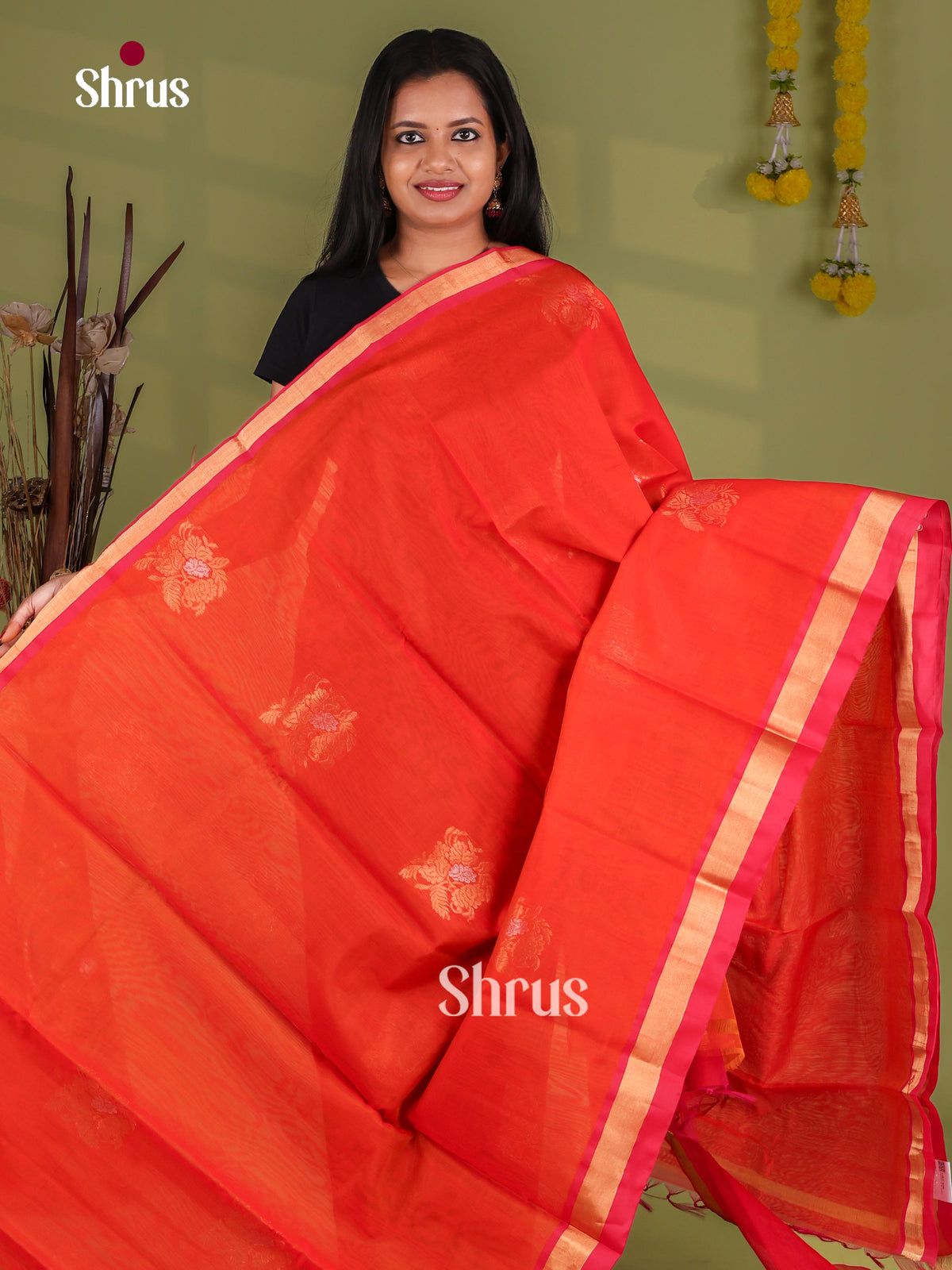 Silk Cotton Saree - EJ08562